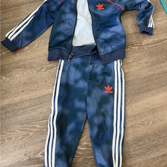 adidas Other - Adidas Infant Navy and Red Tracksuit